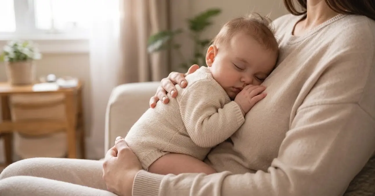 Meu bebê so dorme no colo